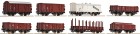 44002 Roco Set of 8 Freight cars